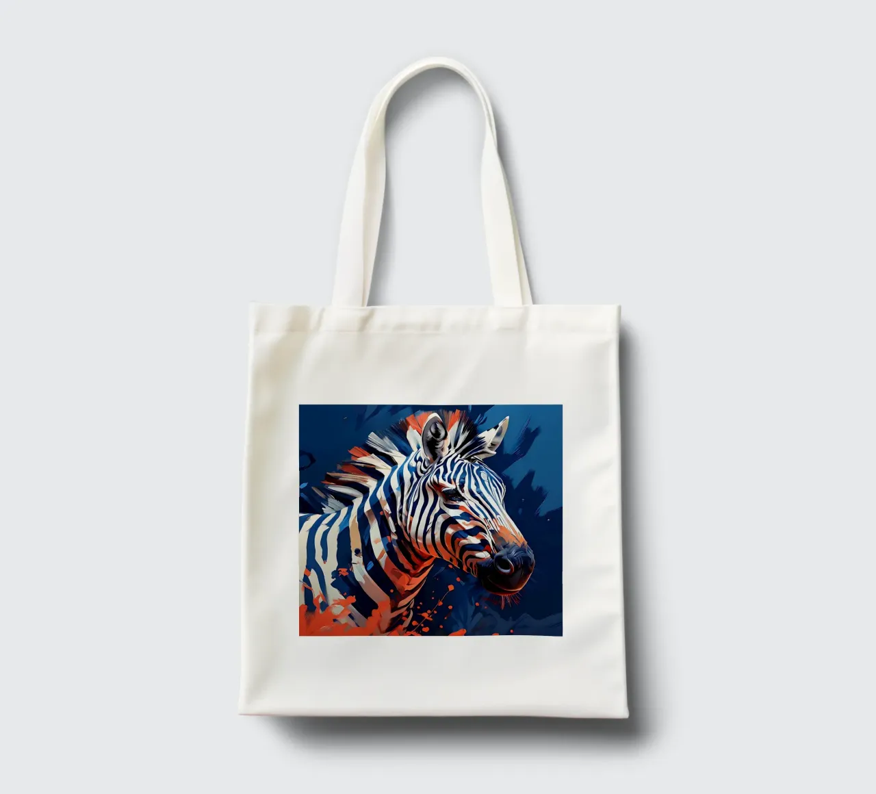 Stile_Zebra_F_1 borsa in juta da Tierisch bunt by LK