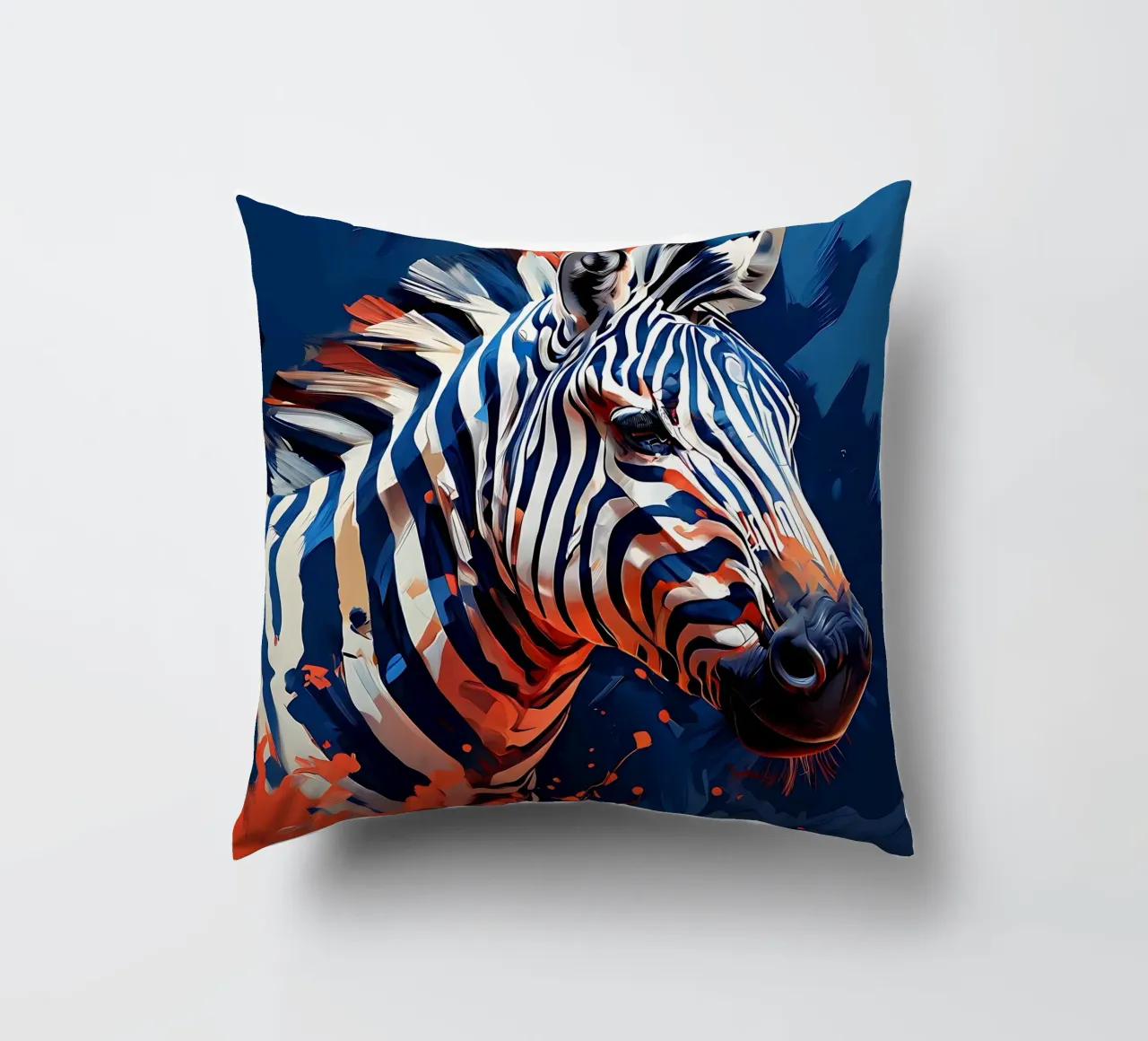 Stile_Zebra_F_1 cuscino da Tierisch bunt by LK