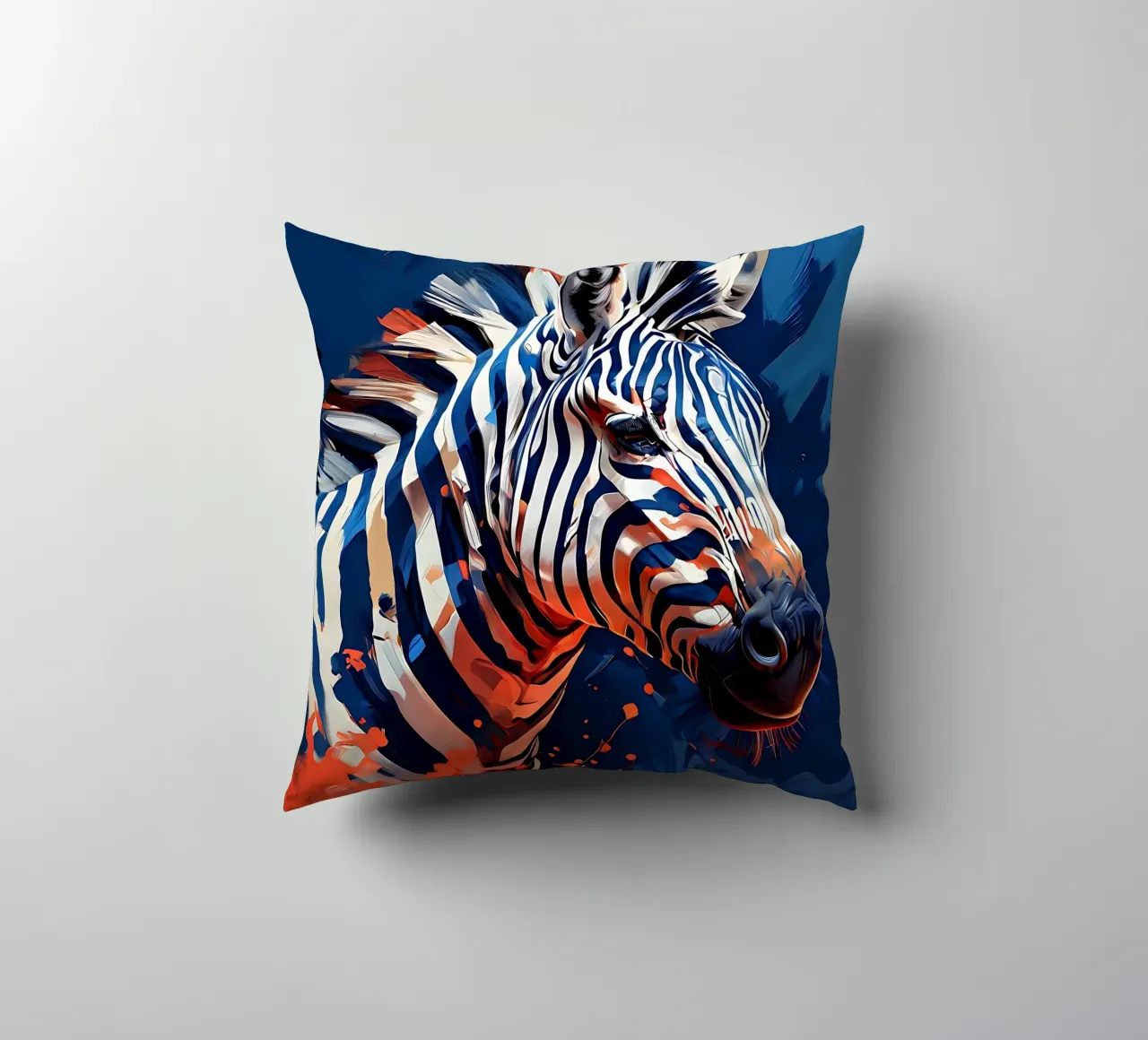 Stile_Zebra_F_1 cuscino da Tierisch bunt by LK