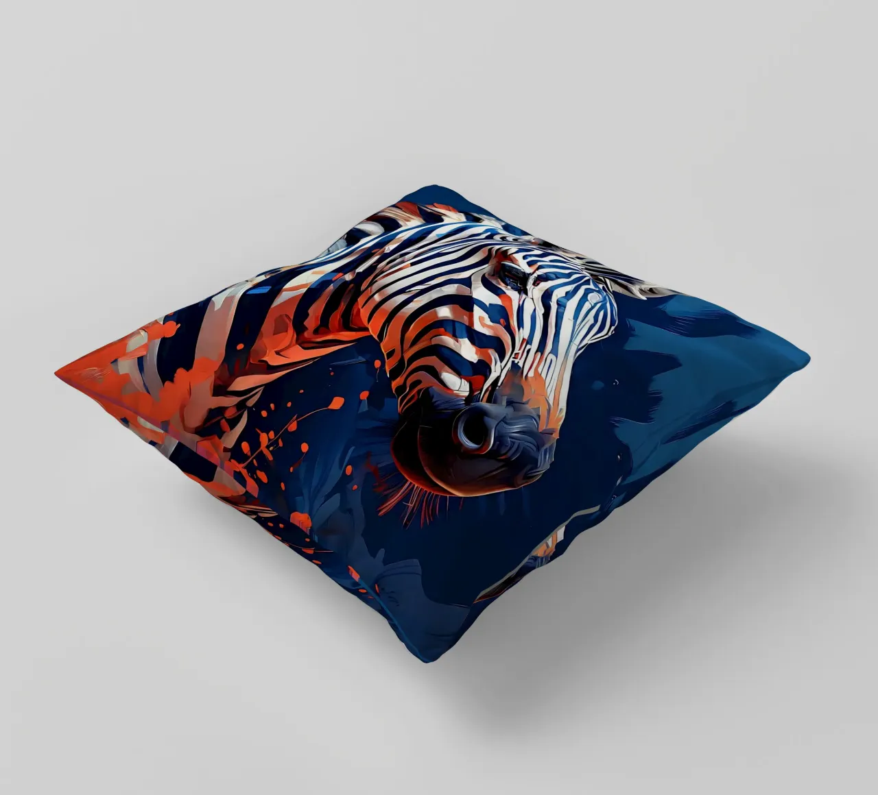 Stile_Zebra_F_1 cuscino da Tierisch bunt by LK