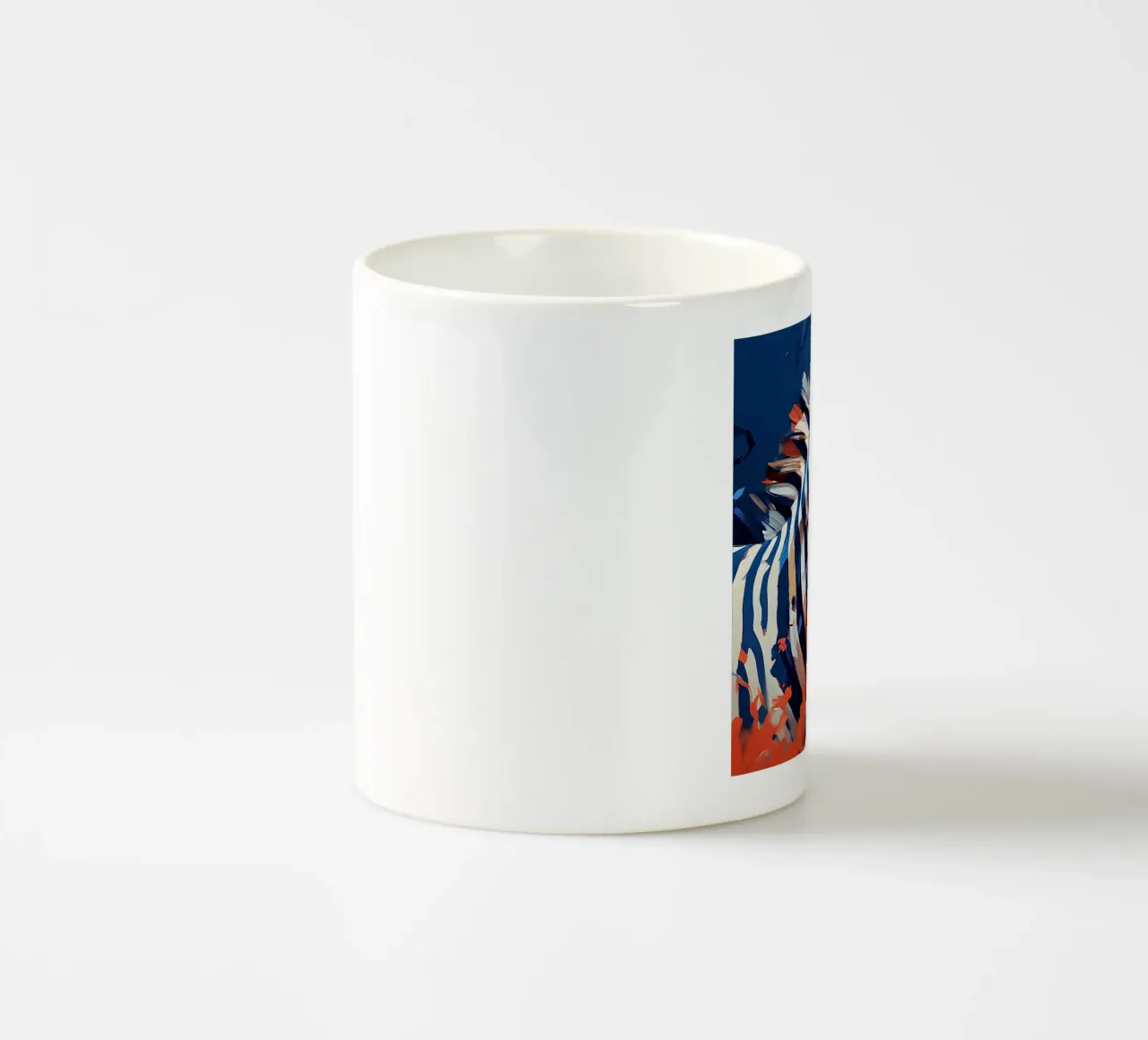 Stile_Zebra_F_1 tazza in ceramica da Tierisch bunt by LK