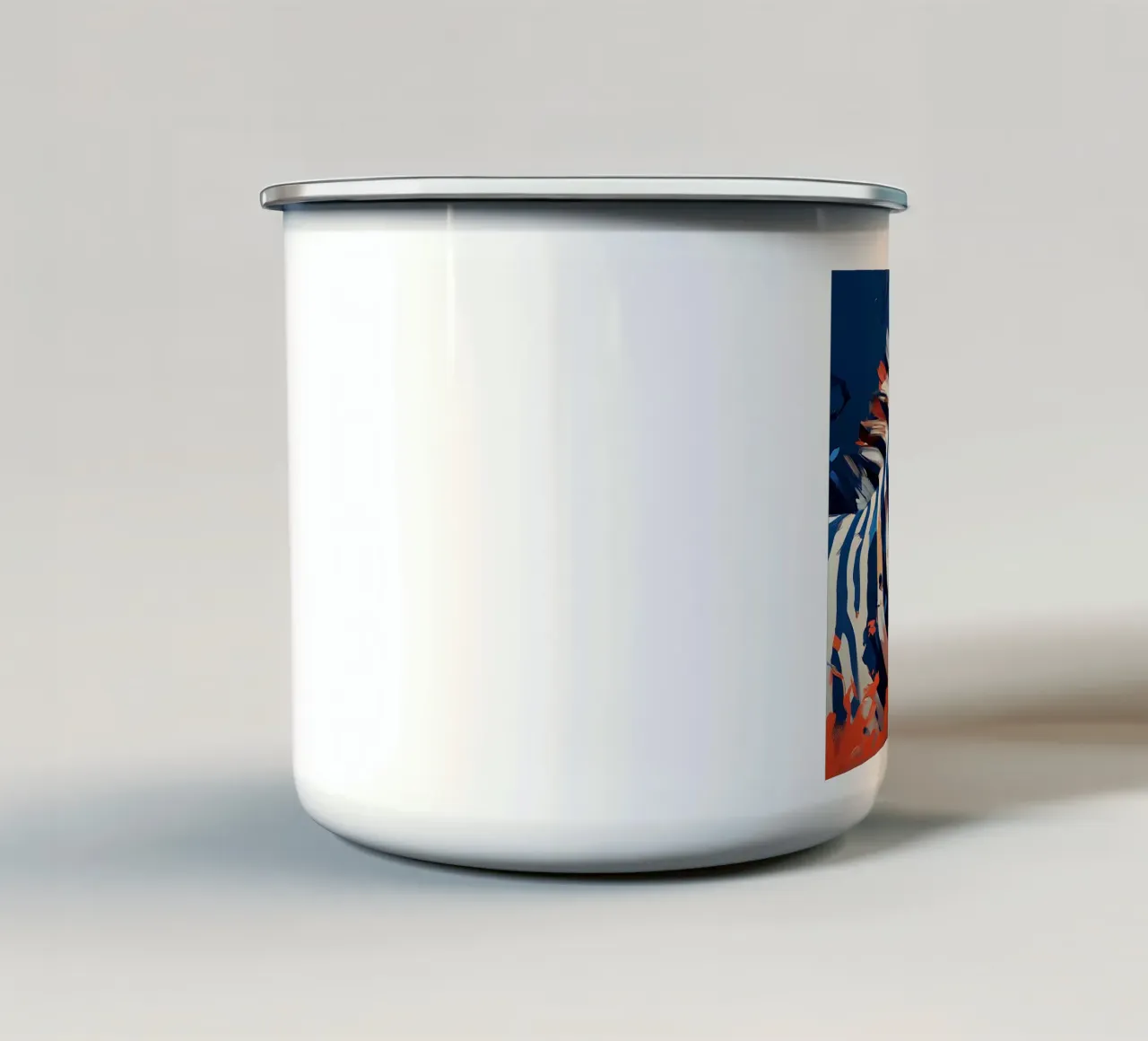 Stile_Zebra_F_1 tazza in smalto da Tierisch bunt by LK