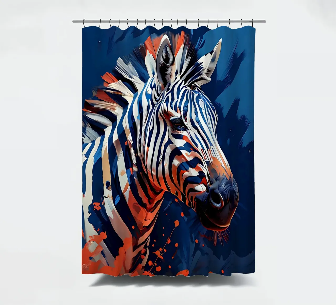 Stile_Zebra_F_1 tenda da doccia da Tierisch bunt by LK