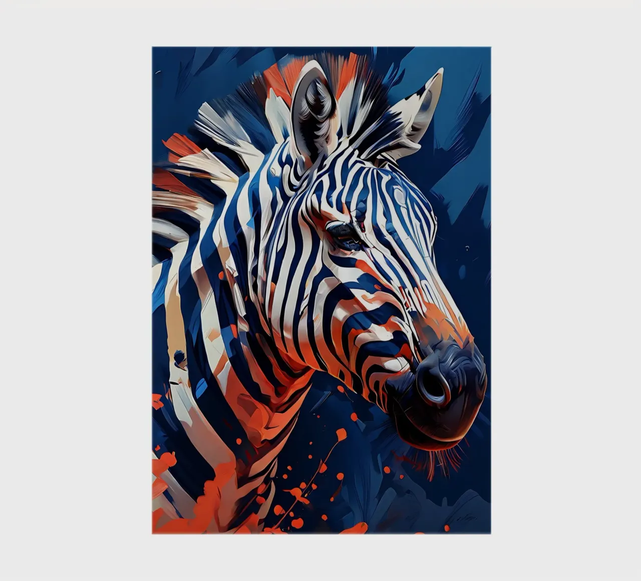 Zebra_style_F_1 notebook by Tierisch bunt by LK