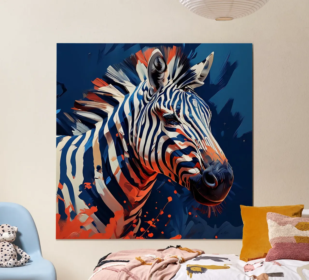 Stile_Zebra_F_1 carta hahnemühle da Tierisch bunt by LK