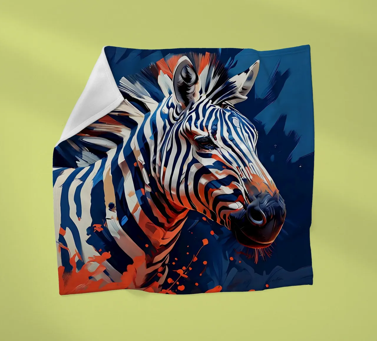 Stile_Zebra_F_1 coperta in pile da Tierisch bunt by LK