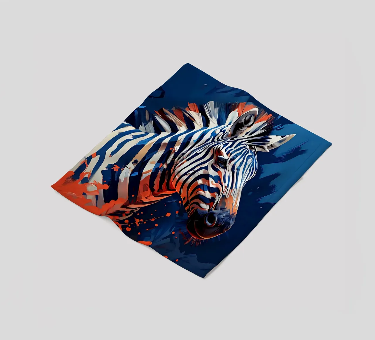Stile_Zebra_F_1 coperta in pile da Tierisch bunt by LK