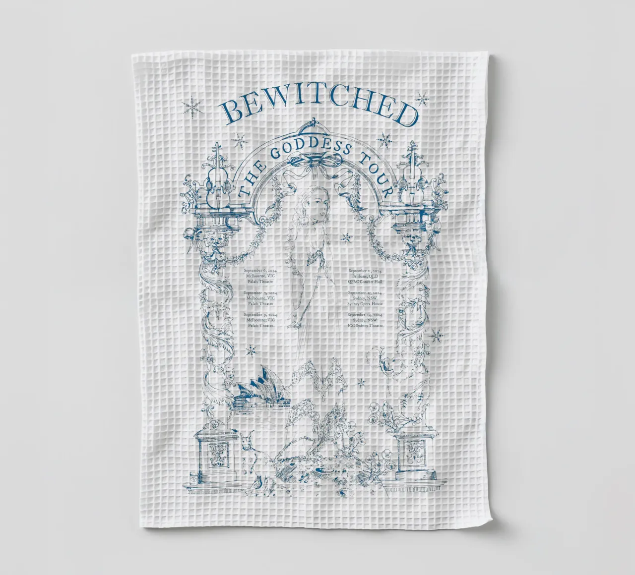 Laufey Bewitched V1 canovaccio da cucina da carleemiller