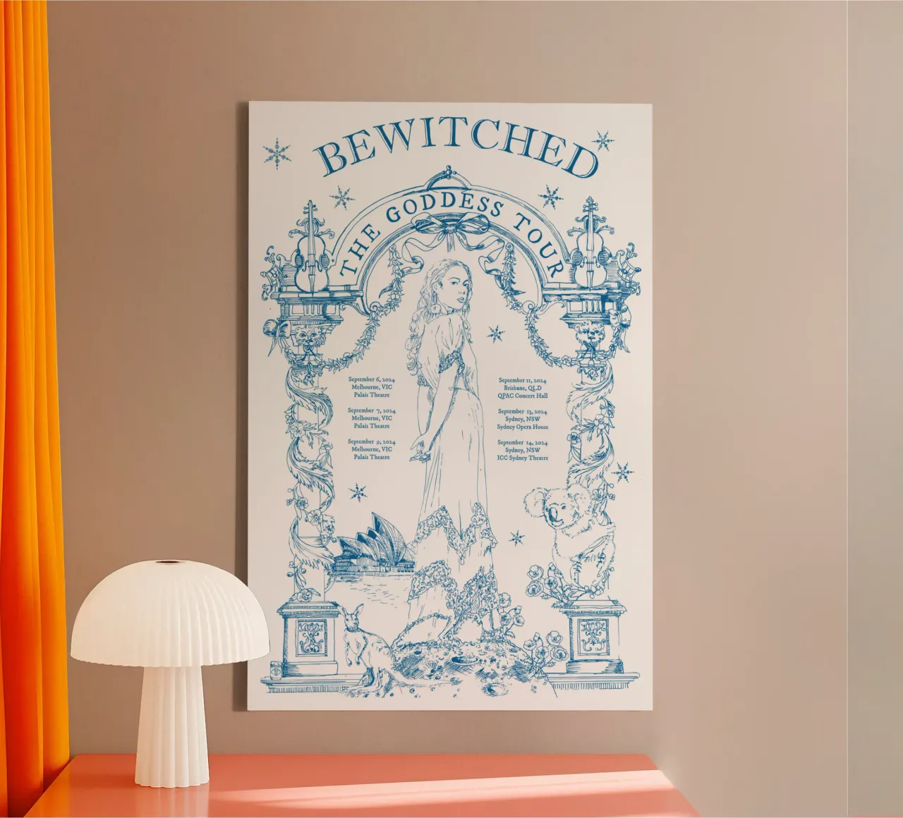 Laufey Bewitched V1 canvas by carleemiller