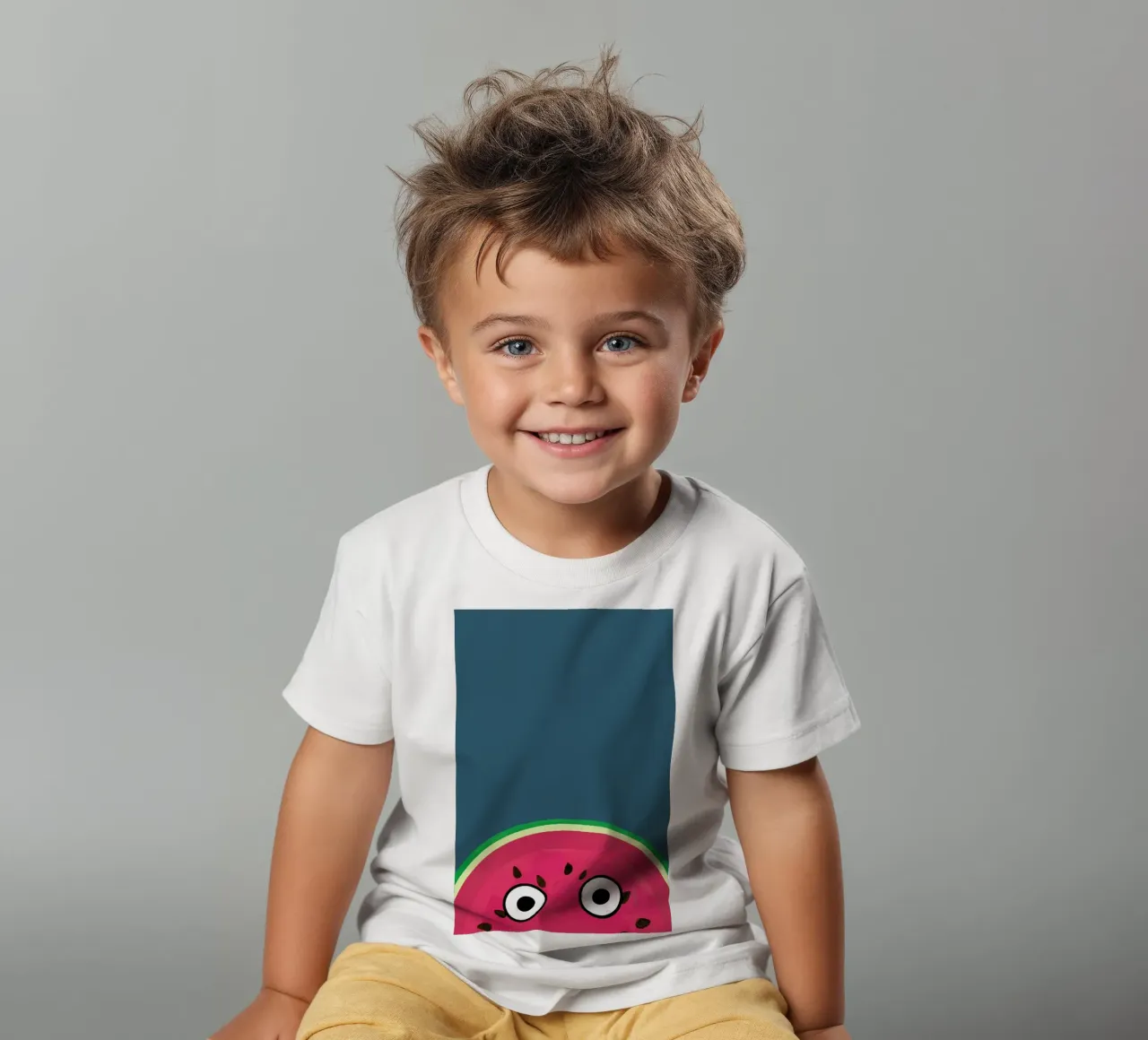 Funky Melon kinder t-shirt van Doozal