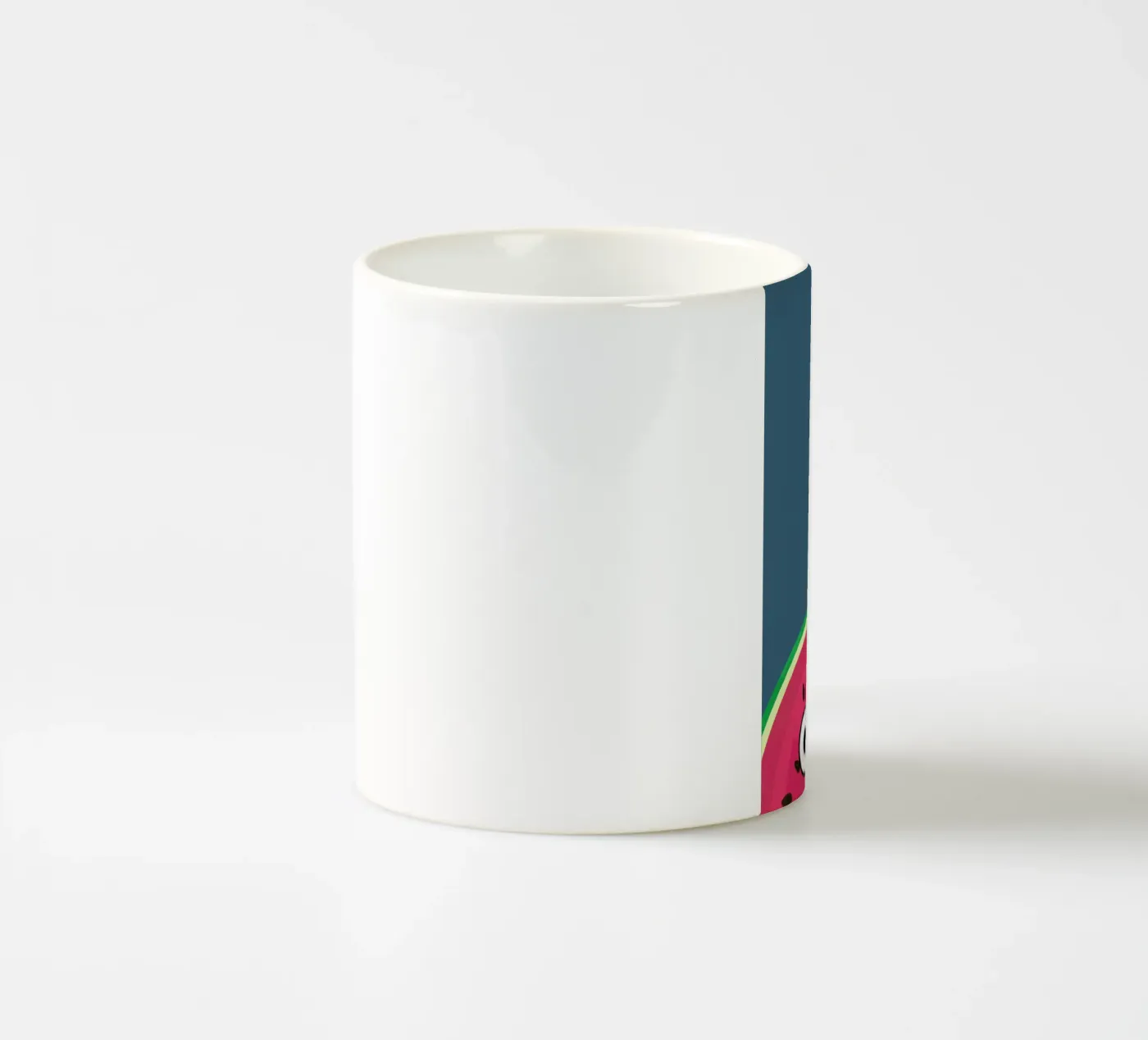 Funky Melon ceramic mug by Doozal
