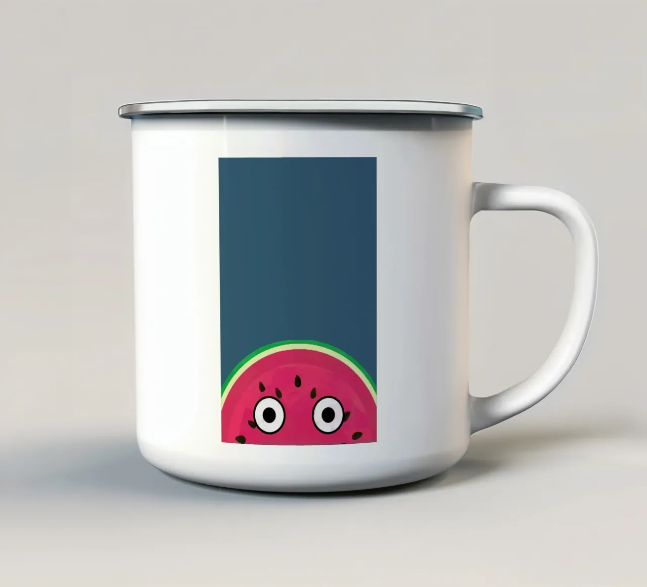 Funky Melon tazza in smalto da Doozal