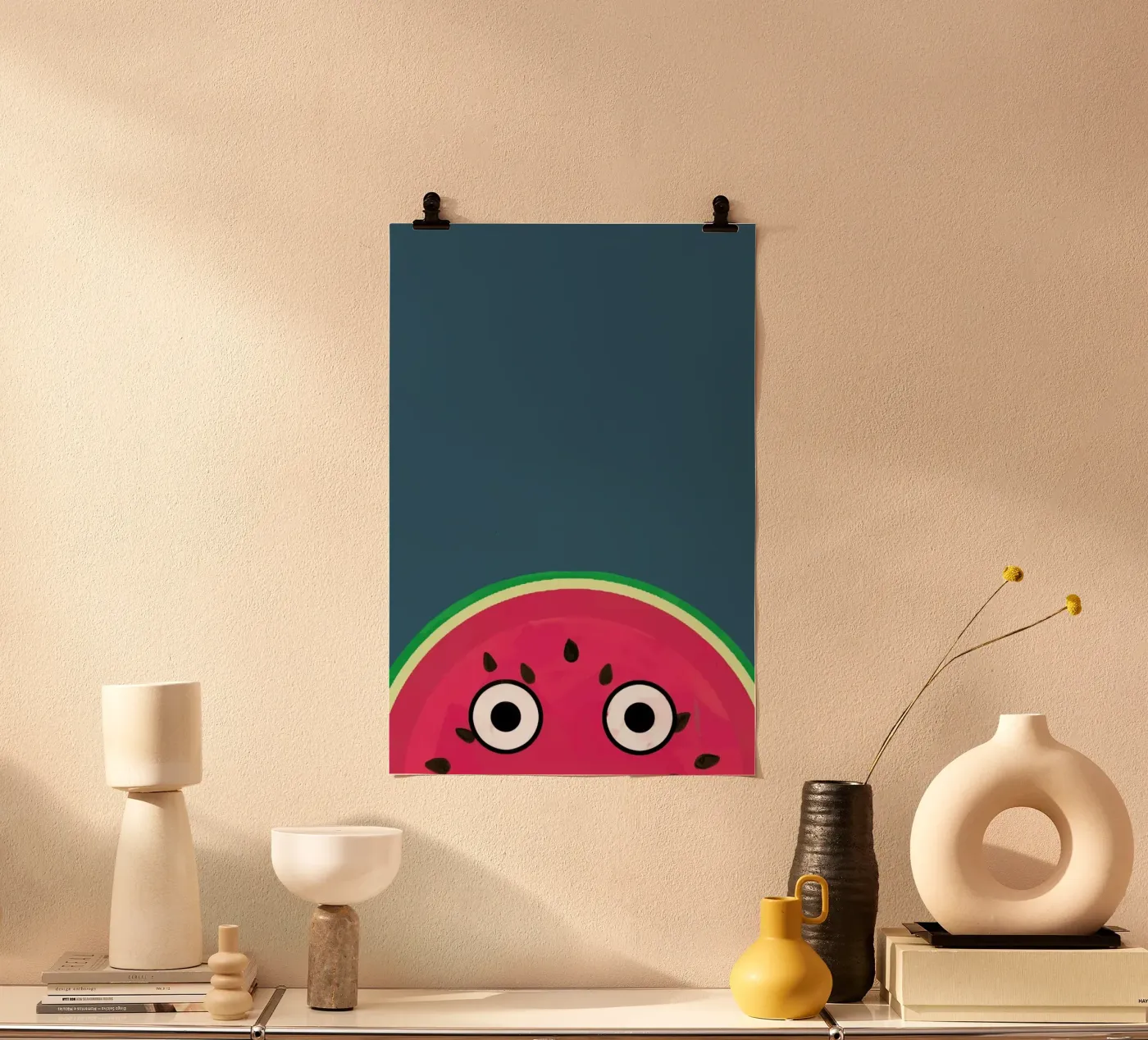 Funky Melon Poster von Doozal
