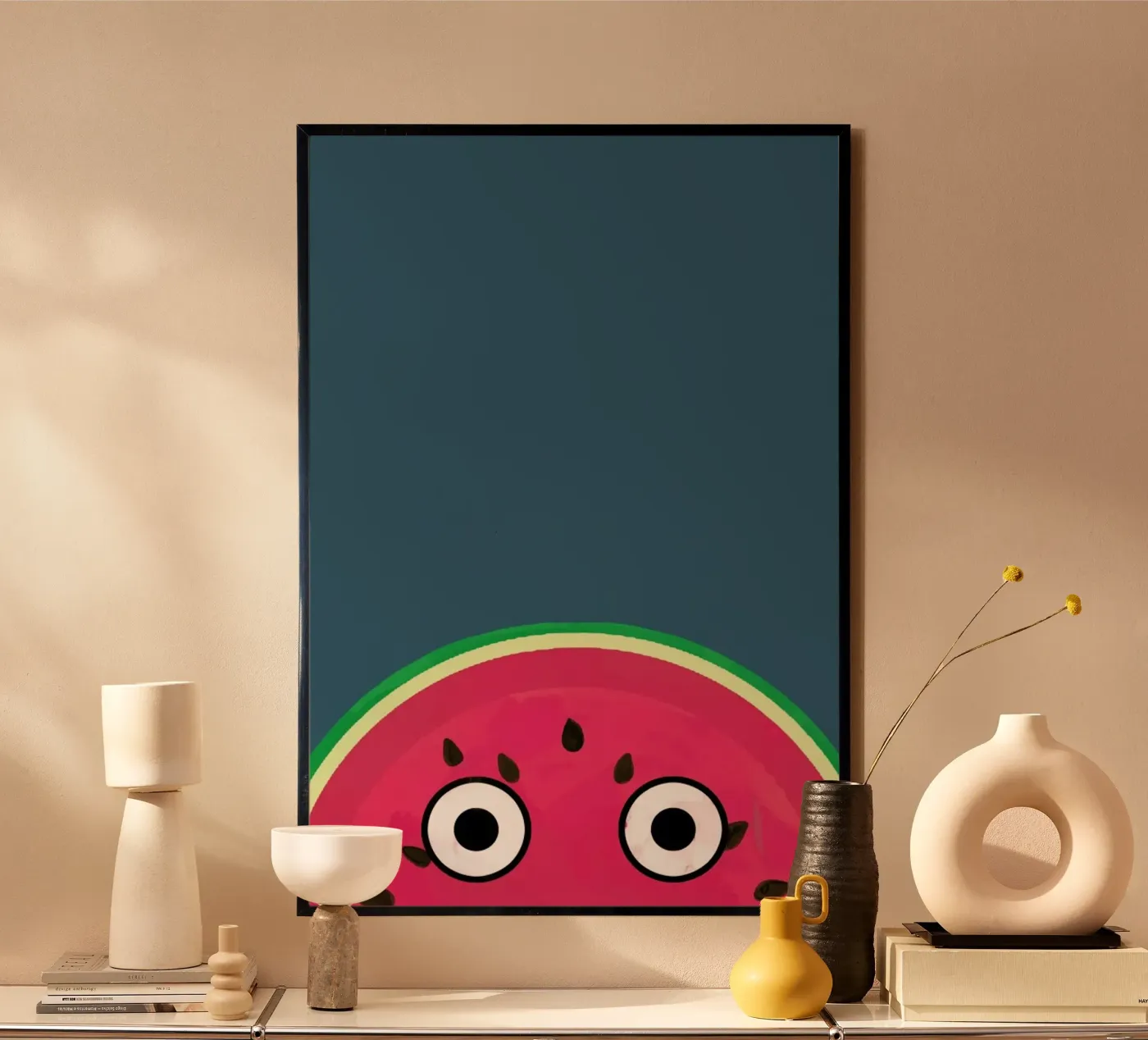 Funky Melon Poster von Doozal