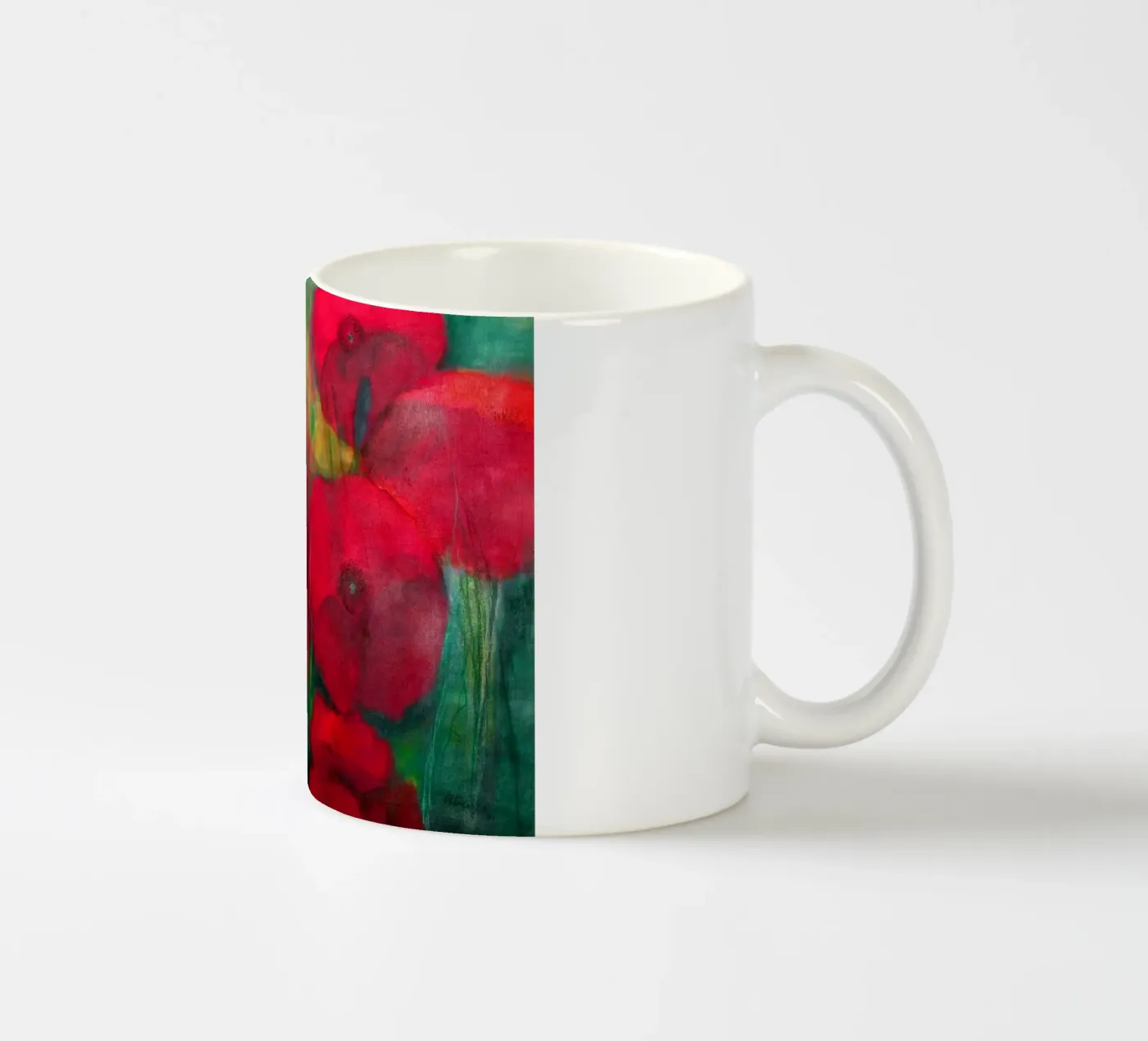 Mohnblumen ceramic mug by Anita Gewald