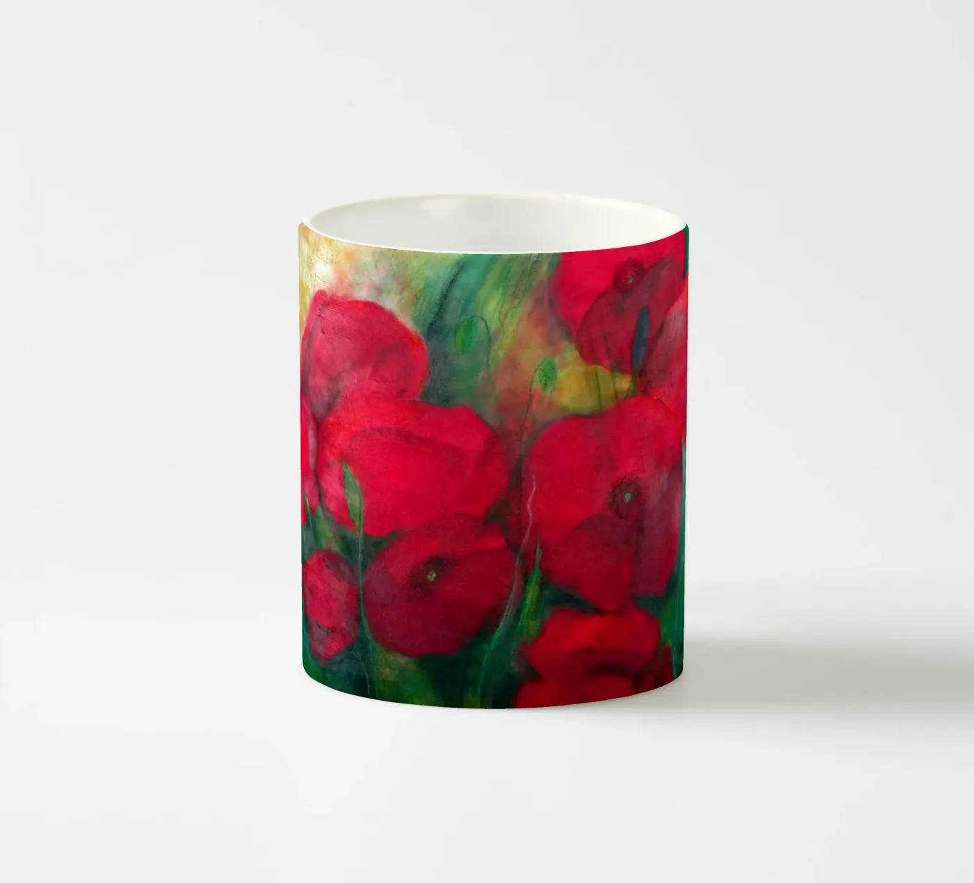 Mohnblumen ceramic mug by Anita Gewald