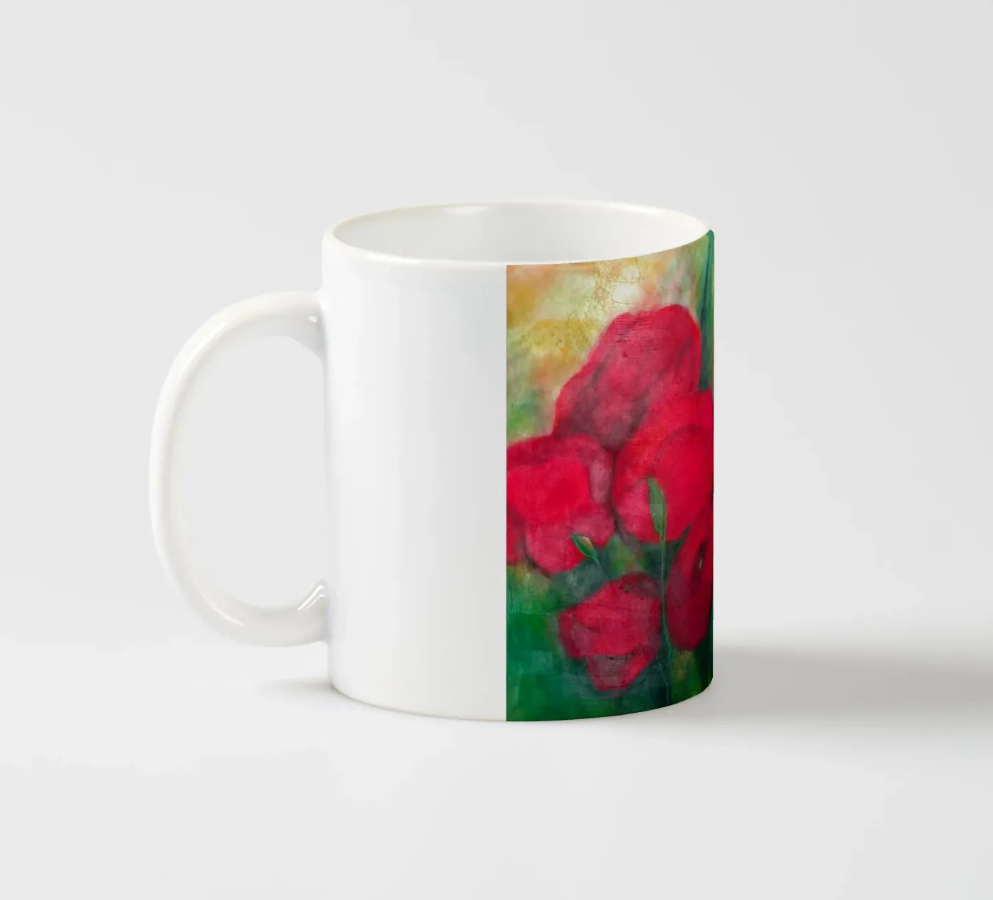 Mohnblumen ceramic mug by Anita Gewald