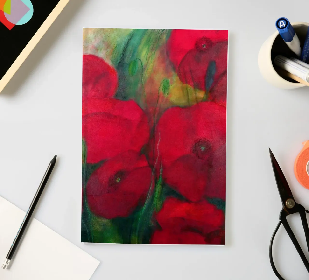 Mohnblumen Notizbuch von Anita Gewald
