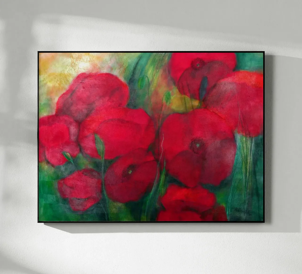 Mohnblumen plexiglass da Anita Gewald