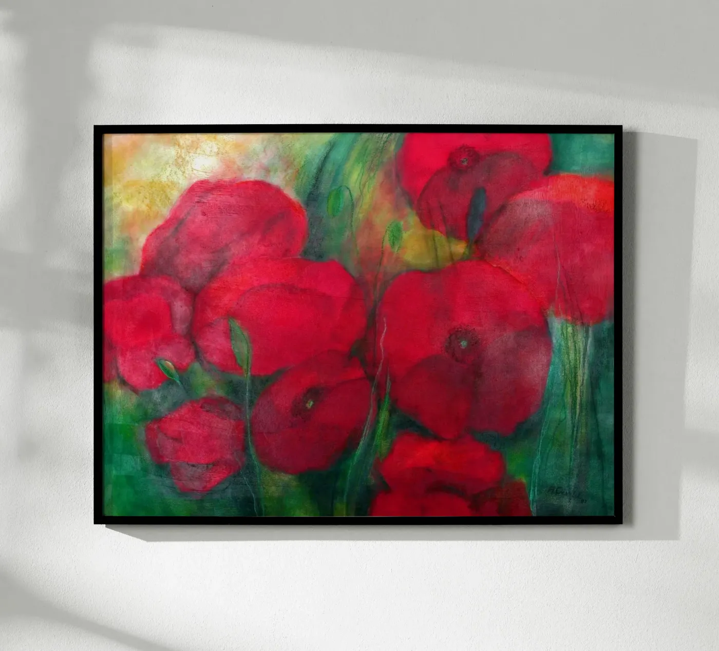 Mohnblumen Poster von Anita Gewald