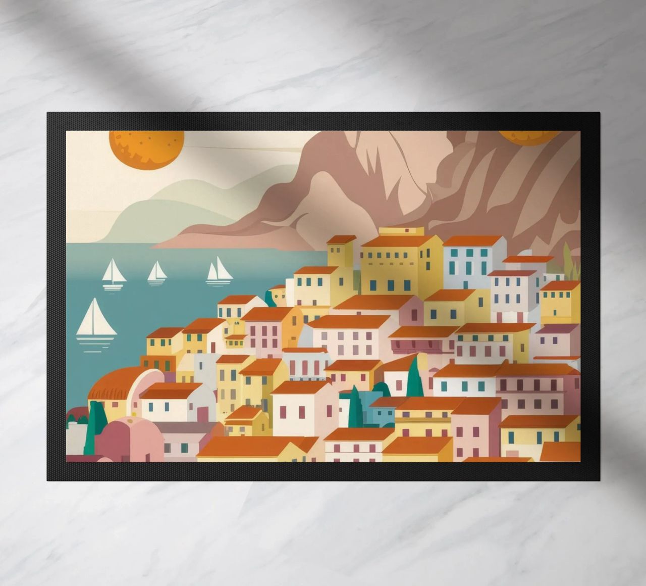 Positano Coastal View zerbino da Muse Artworks