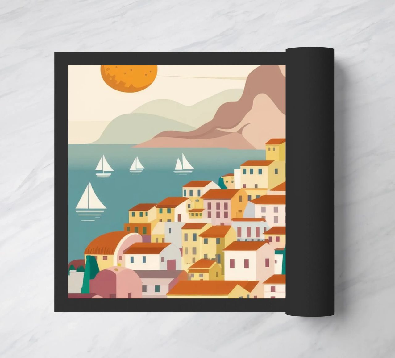 Positano Coastal View zerbino da Muse Artworks