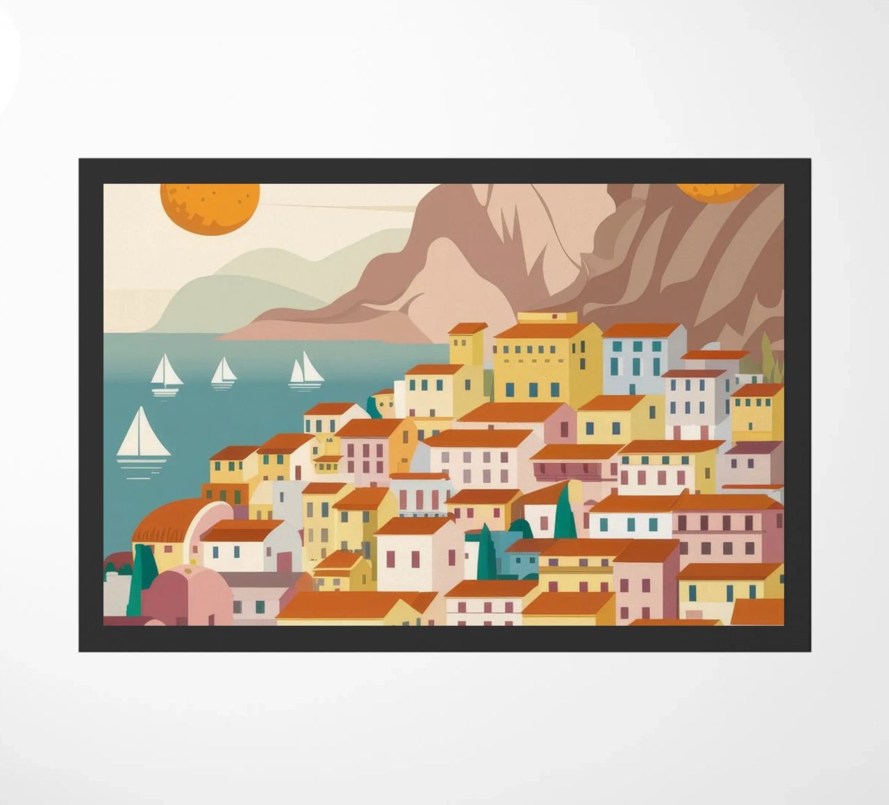 Positano Coastal View zerbino da Muse Artworks