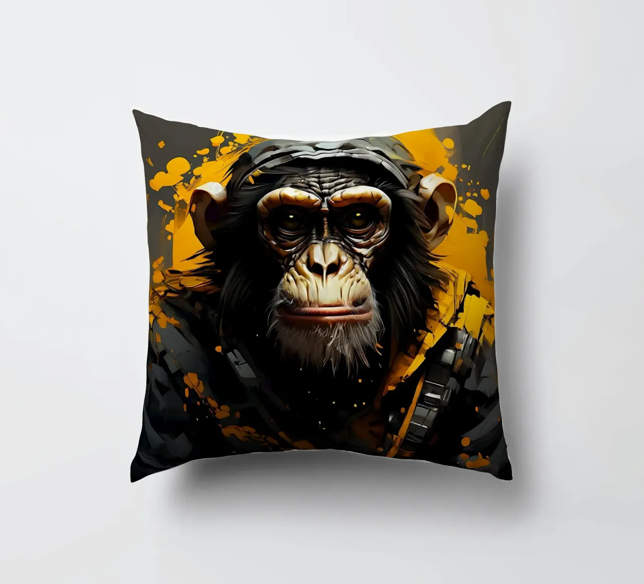 Stile_scimmia_G_1 cuscino da Tierisch bunt by LK