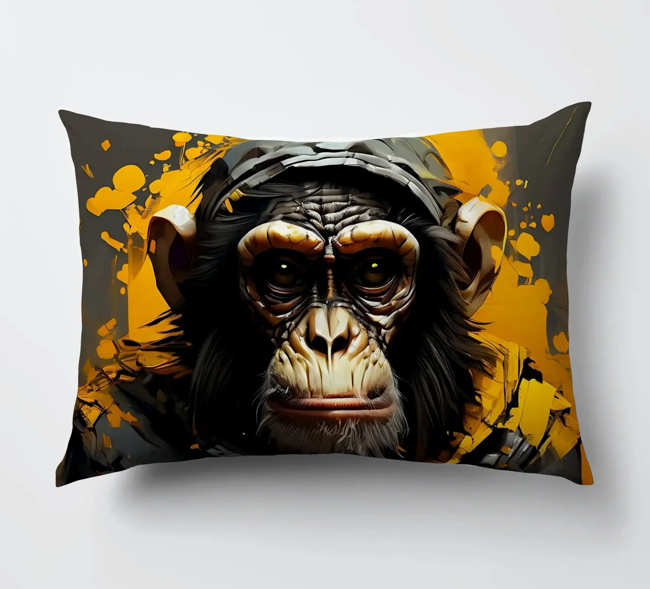 Stile_scimmia_G_1 cuscino da Tierisch bunt by LK