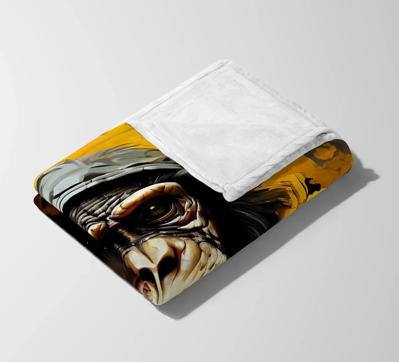 Stile_scimmia_G_1 coperta in pile da Tierisch bunt by LK