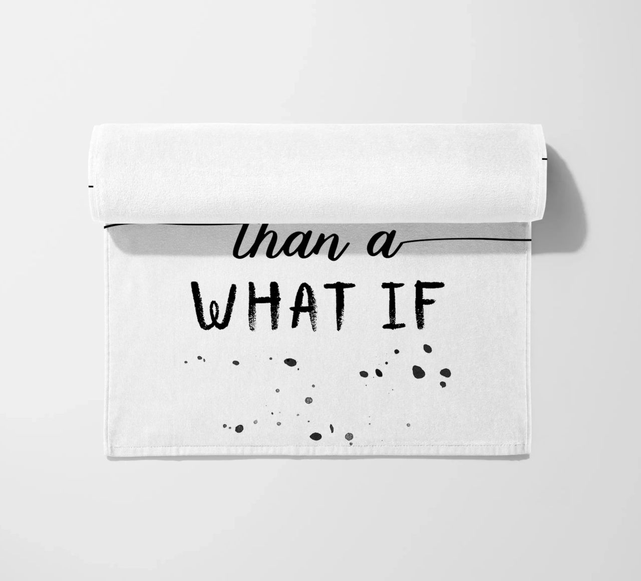 TEXT ART Better an oops than a what if telo mare da Melanie Viola