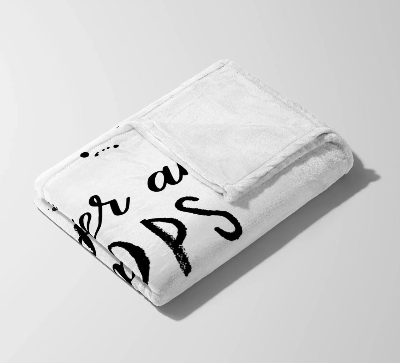 TEXT ART Better an oops than a what if coperta in pile da Melanie Viola