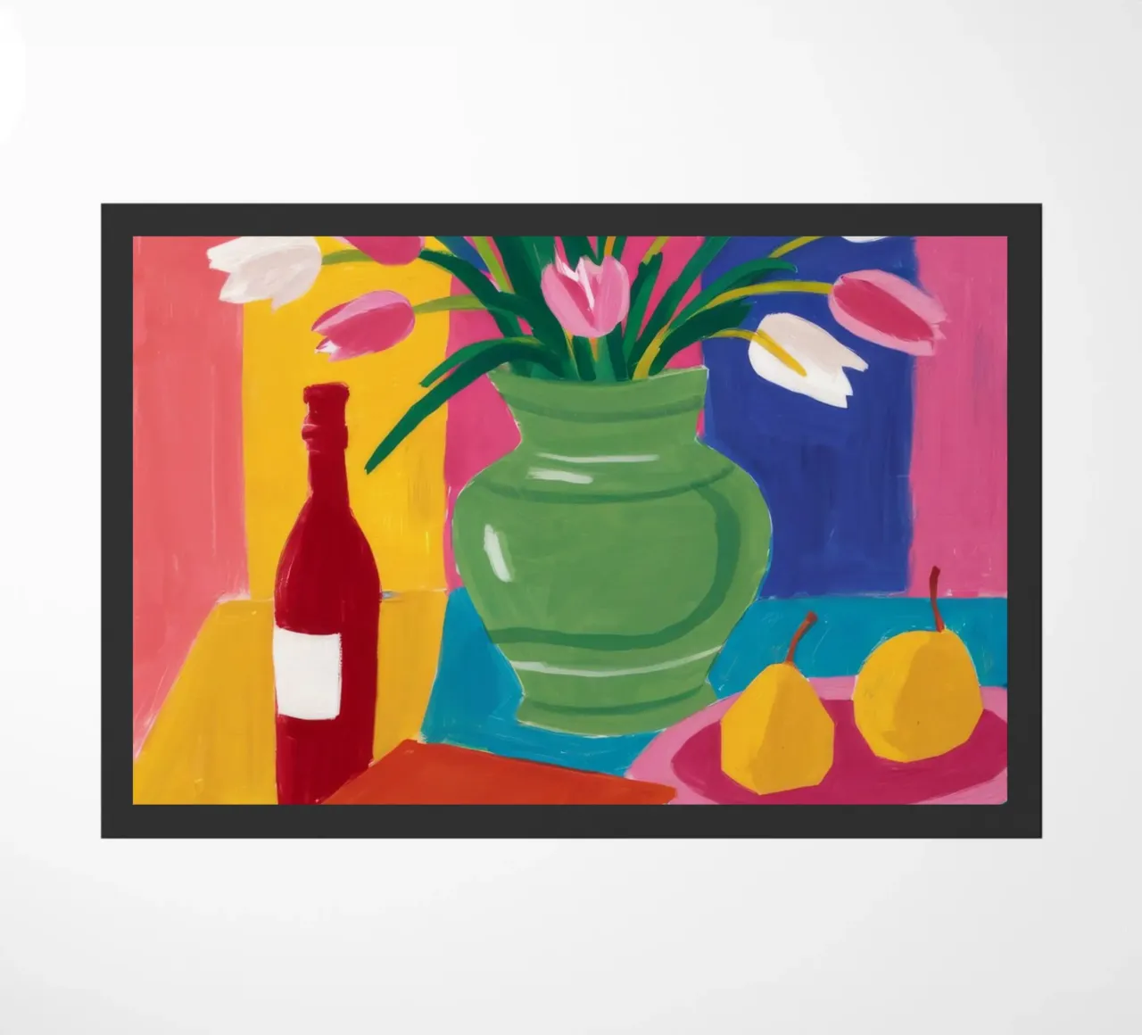 Tulpenbuchstapel Fußmatte von Haven Fantasy