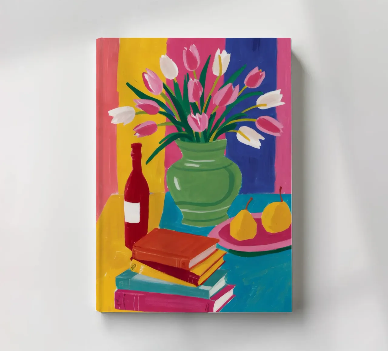 Tulip Book Stack notebook by Haven Fantasy
