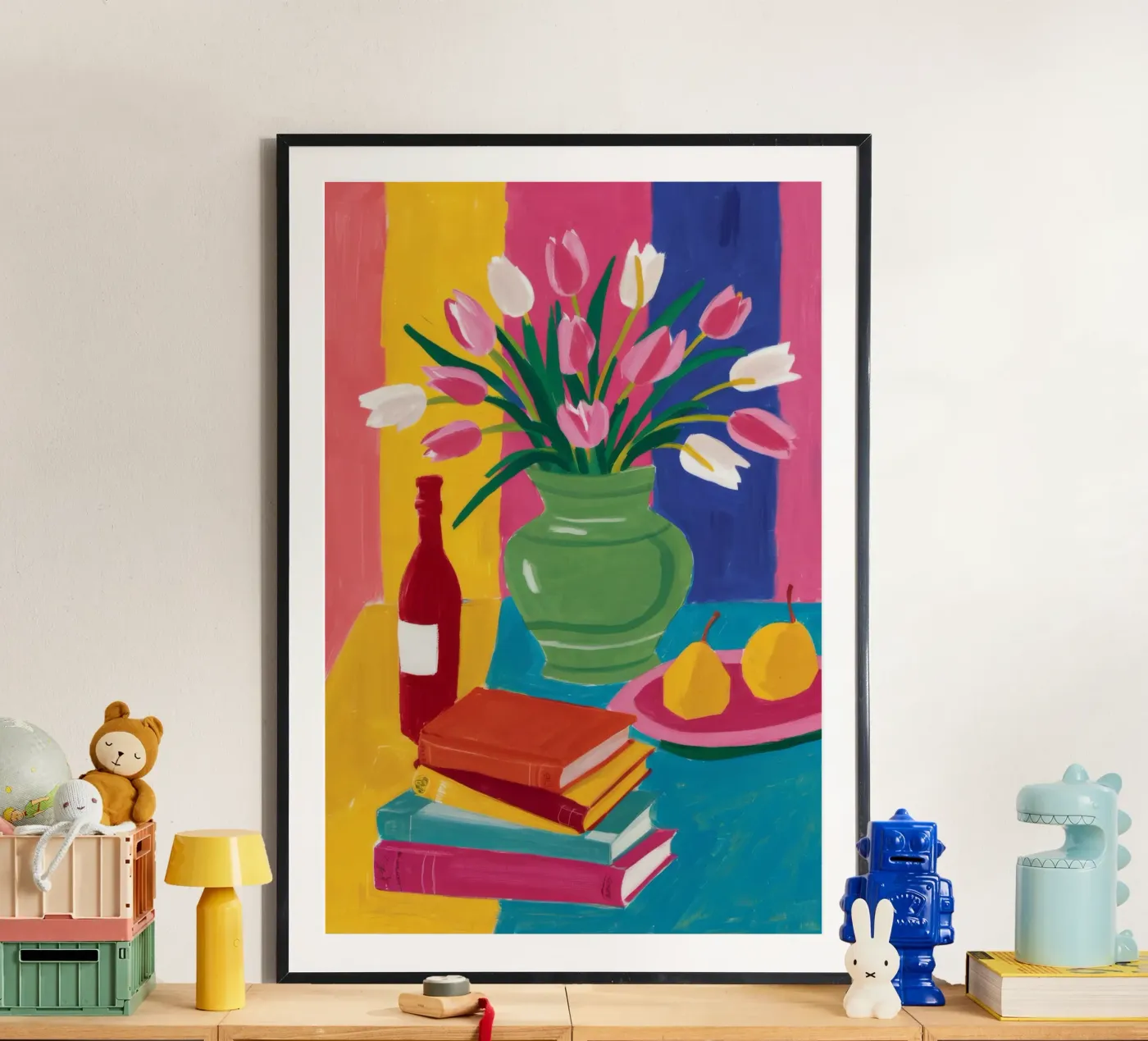 Tulip Book Stack Poster von Haven Fantasy