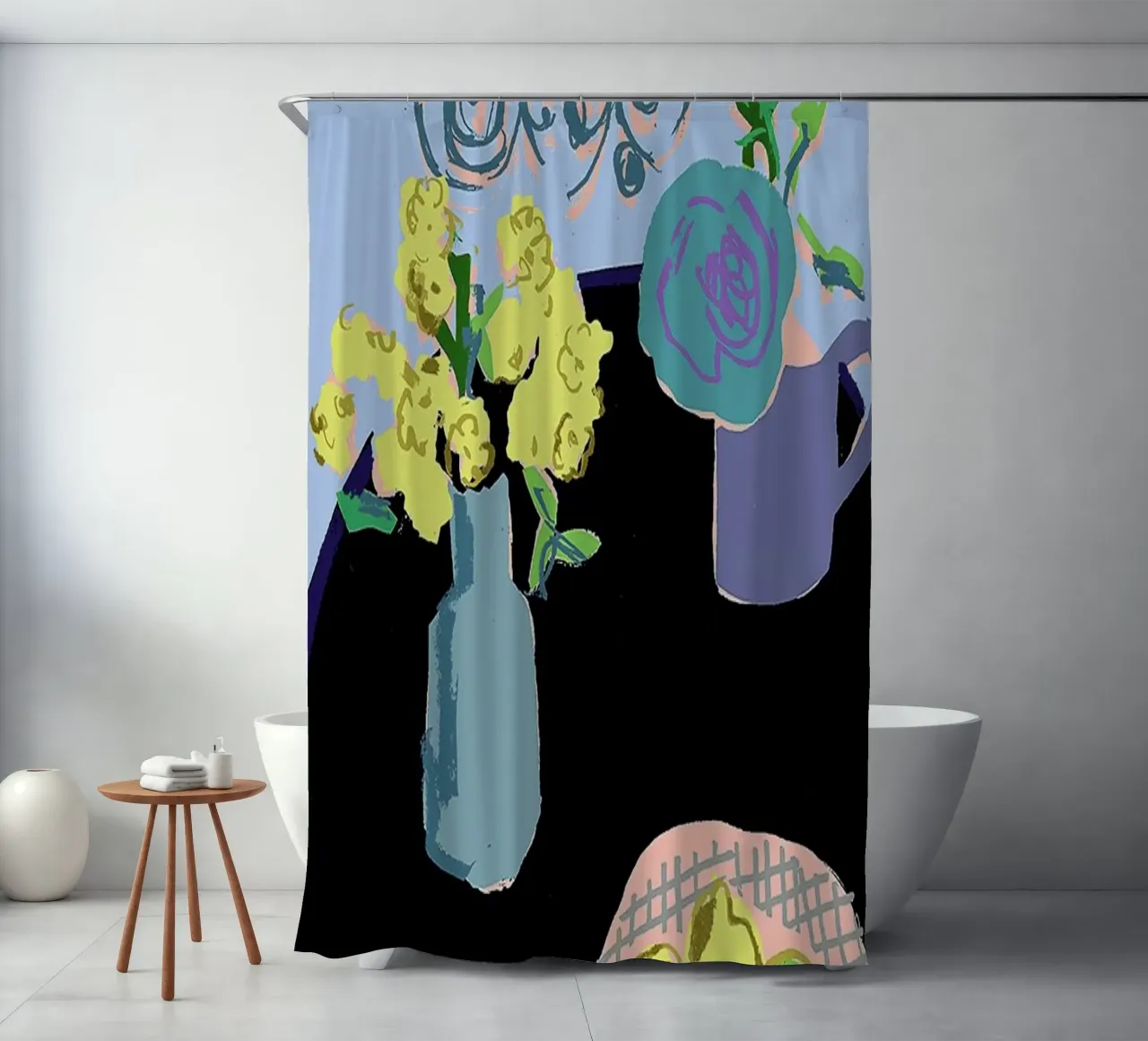 Lemon Lime And Shutters Woven Throw tenda da doccia da Stars Above Us