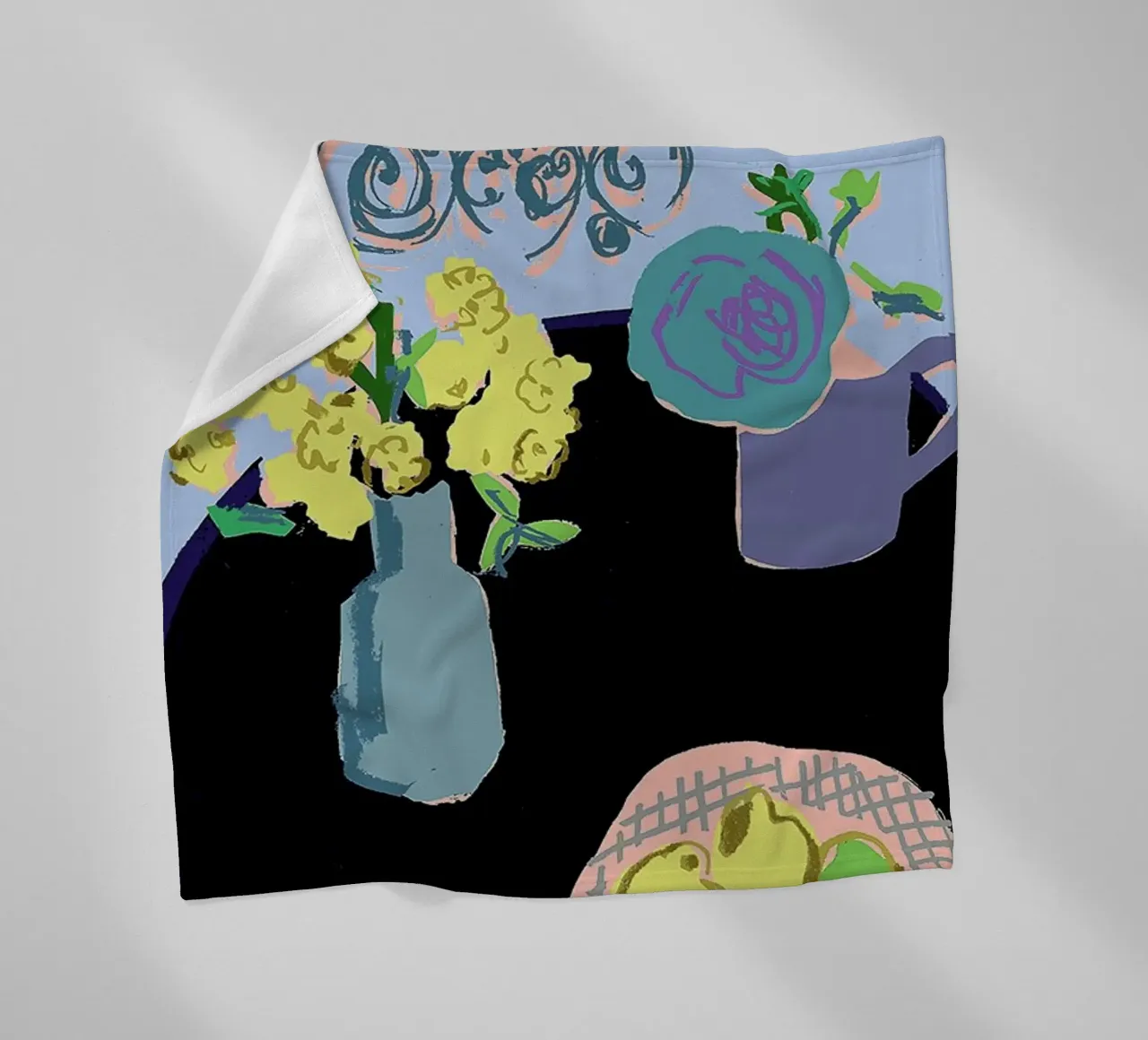 Lemon Lime And Shutters Woven Throw coperta in pile da Stars Above Us