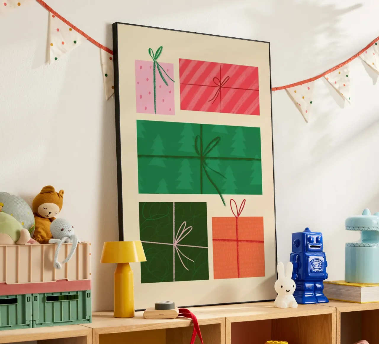 Pile Of Presents alluminio dibond da Studio One
