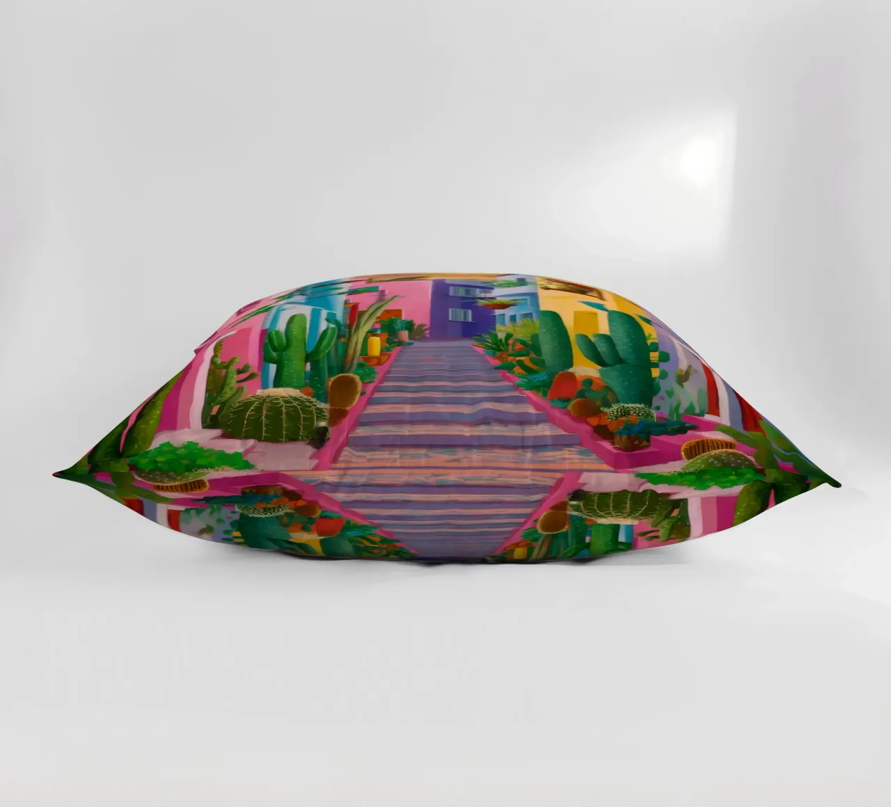 Twilight Alleyway decorative cushion by FadeAura