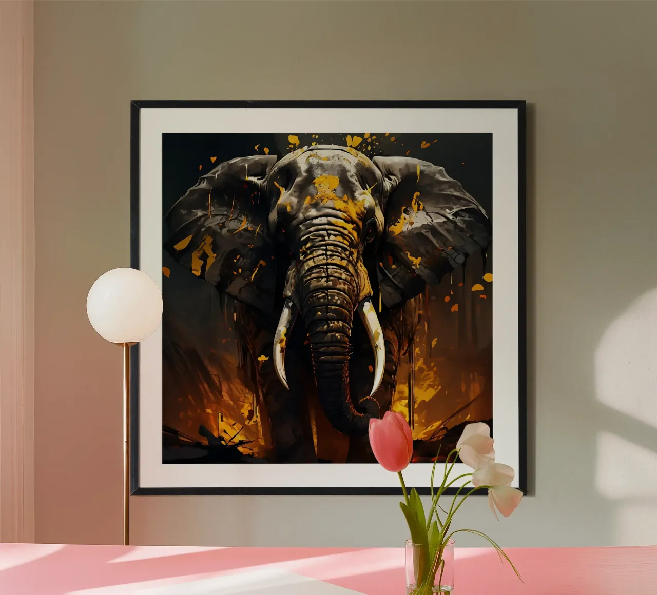 Elephant_Style_G_1 poster by Tierisch bunt by LK