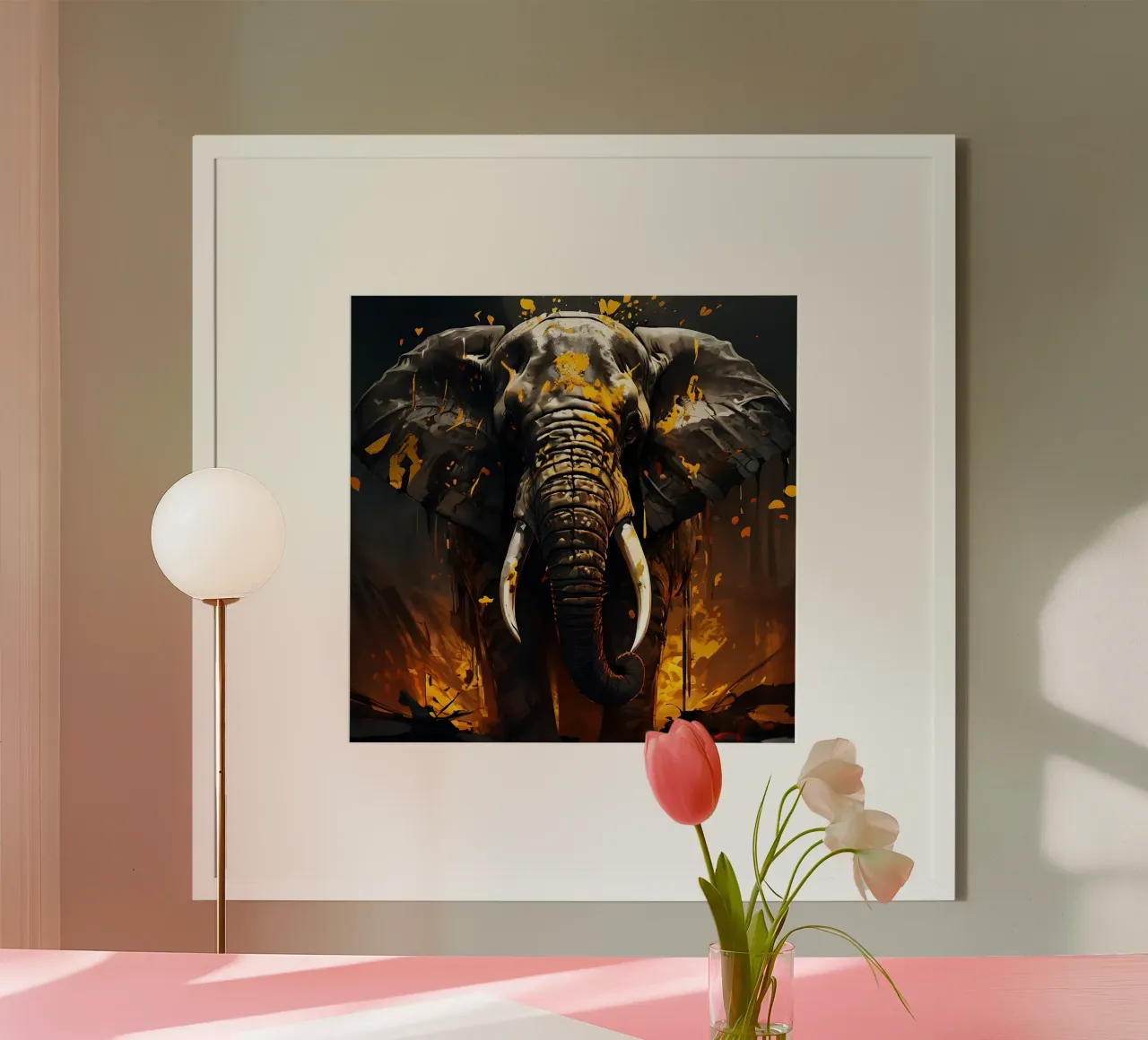 Elephant_Style_G_1 poster by Tierisch bunt by LK