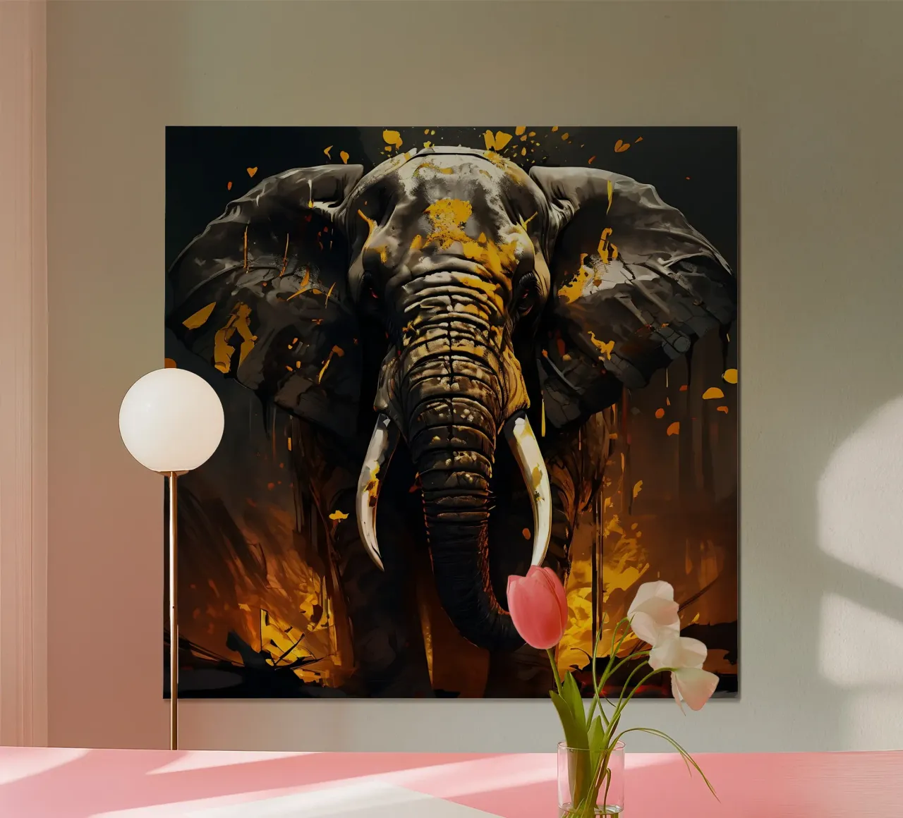 Elephant_Style_G_1 poster by Tierisch bunt by LK