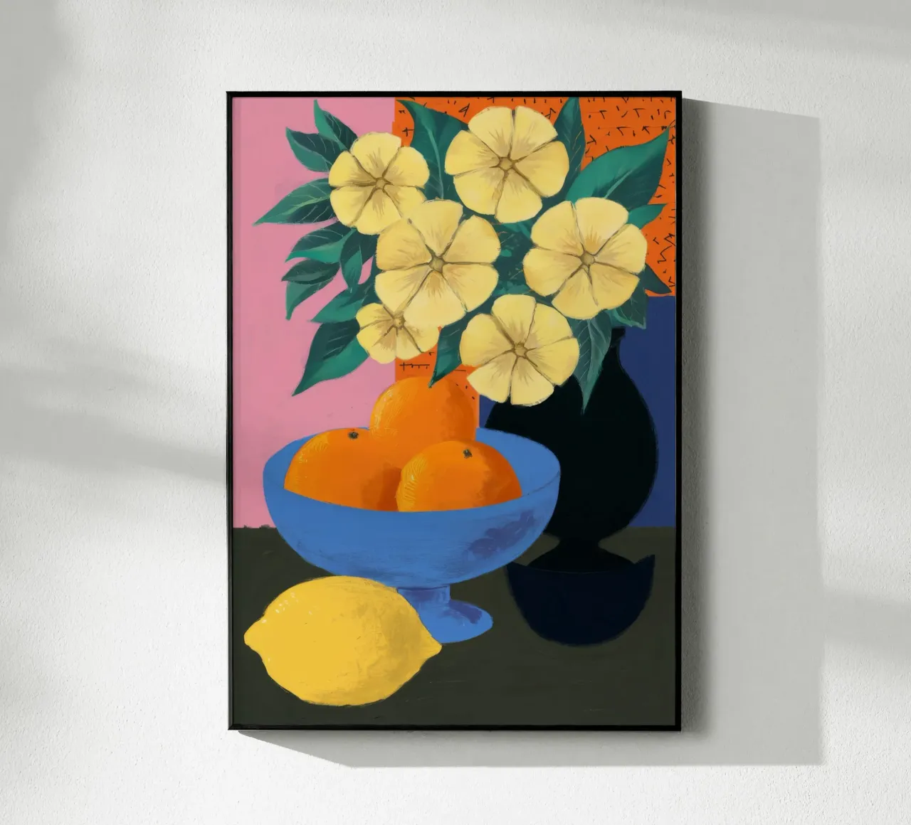 Lemon Bloom Contraste metacrilato de Tiga Bersama