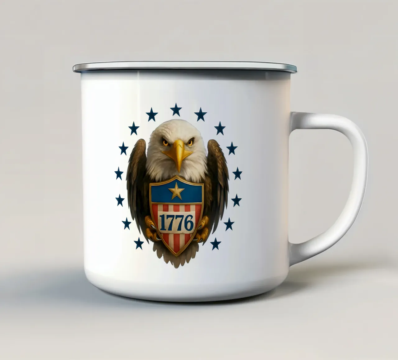 Aigle usa 1776 tazza in smalto da LM2KONE