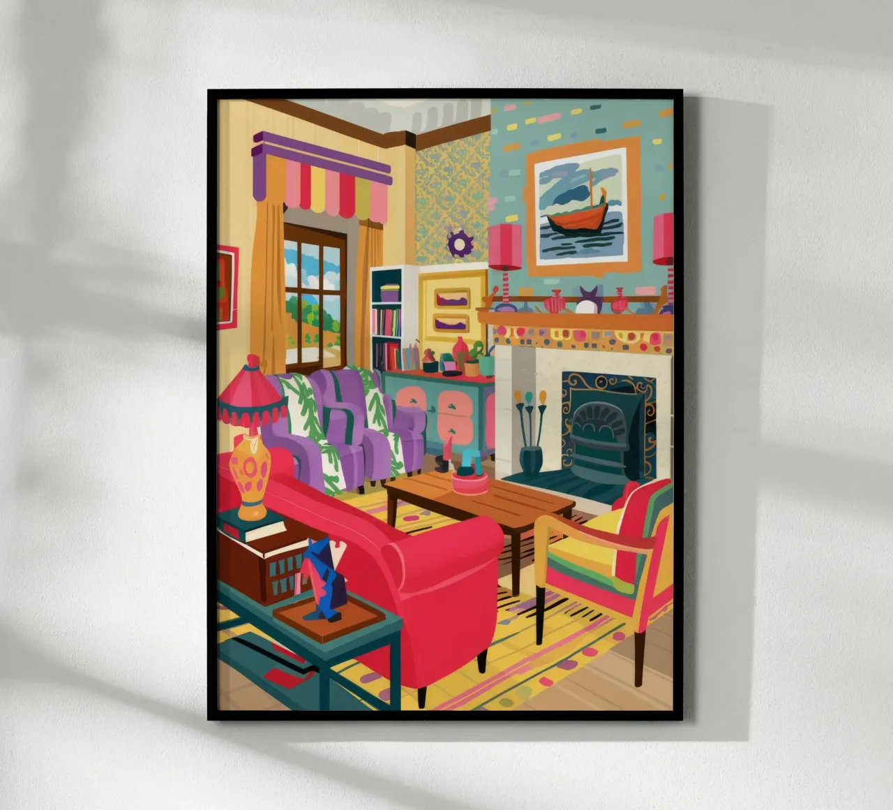 Fireplace Reading Retreat hahnemühle by Haven Fantasy