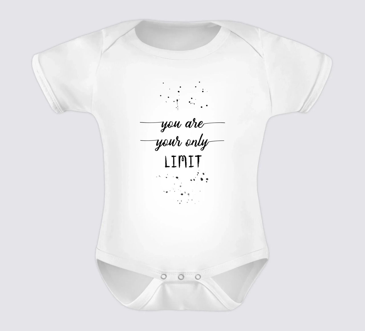 TEXT ART You are your only limit body de bebé de Melanie Viola