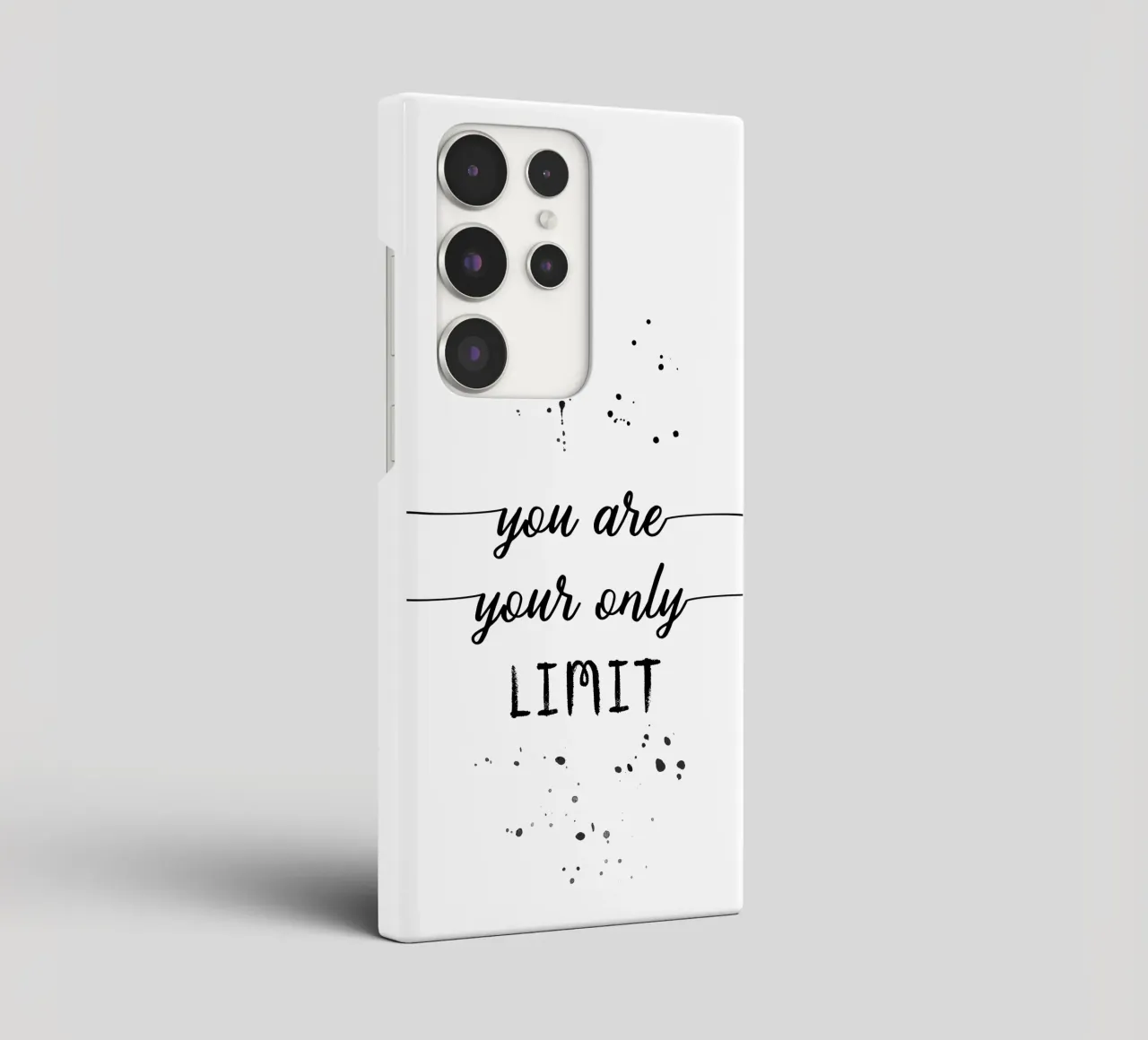 TEXT ART You are your only limit cover samsung da Melanie Viola