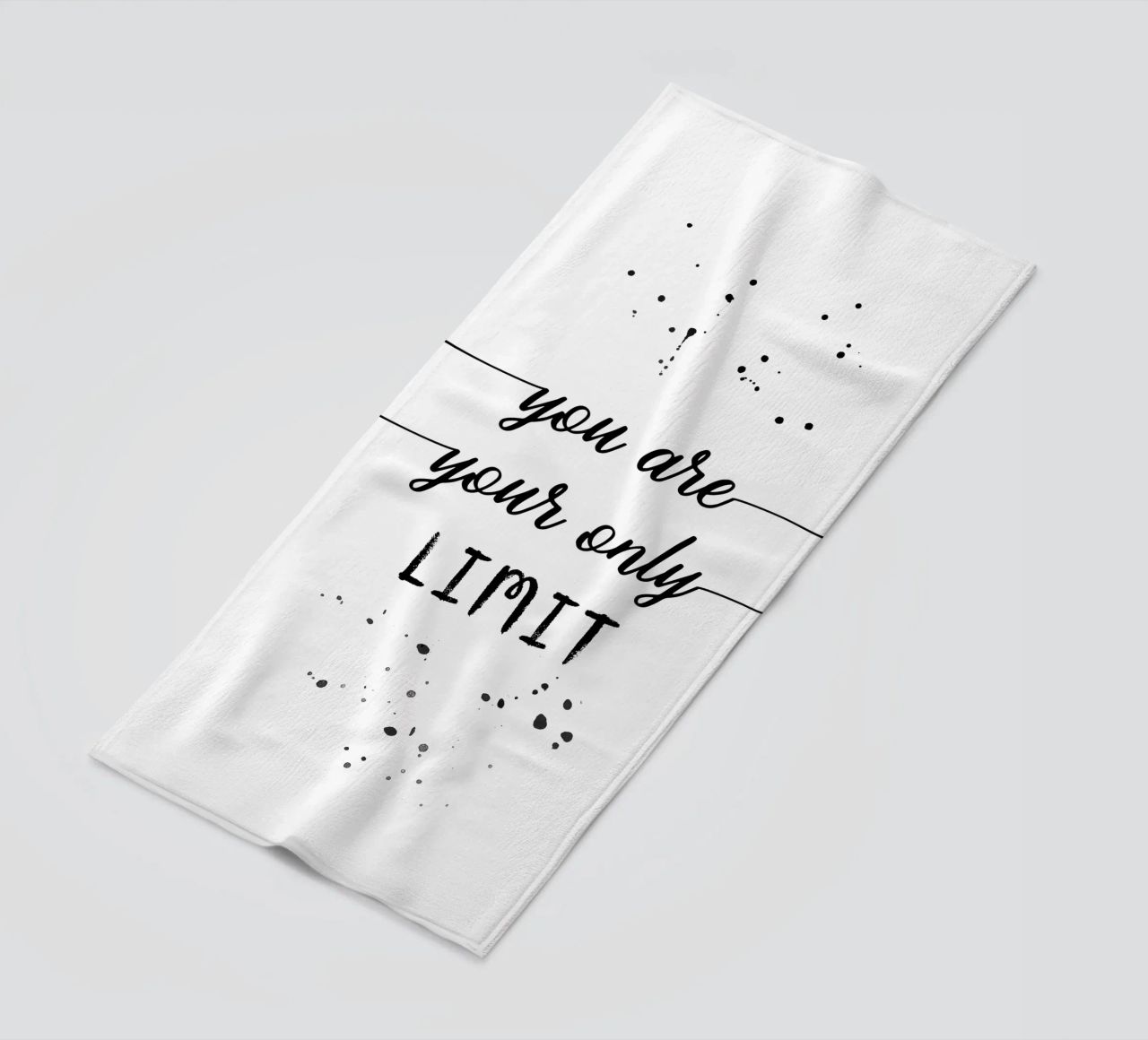 TEXT ART You are your only limit telo mare da Melanie Viola