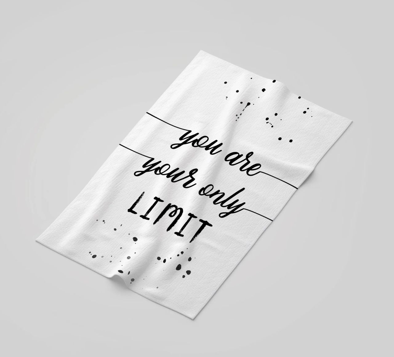 TEXT ART You are your only limit telo mare da Melanie Viola