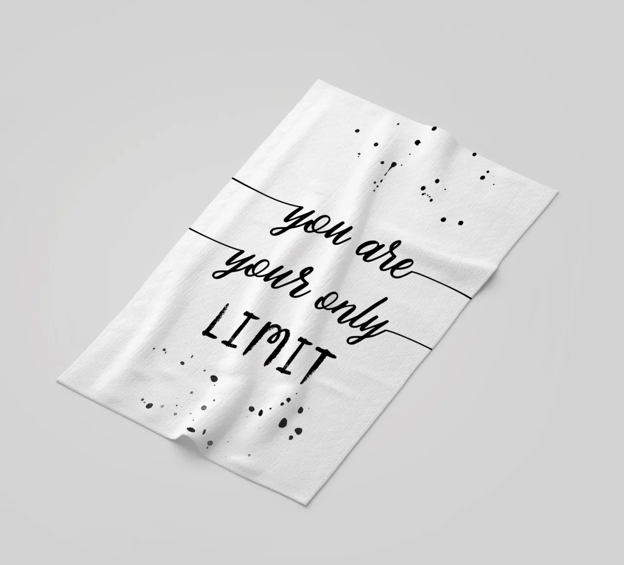 TEXT ART You are your only limit telo mare da Melanie Viola